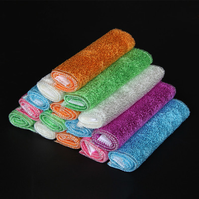 廠家直銷竹纖維洗碗布 不沾油、厚實(shí)耐用，批發(fā)首選